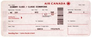 Worldwide plane ticket